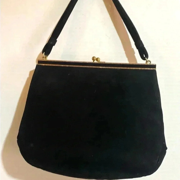 Koret black suede handle bag - Picture 2 of 9